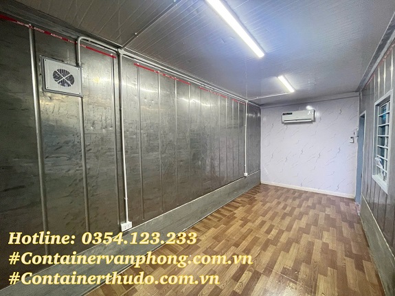 Nội thất container vỏ lạnh điện nổi